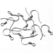 REGELIN  100pcs/lot Stainless Steel Ear Hook Wire Clasp With Bead Charms Earring Hooks Wires Fit DIY Ear Jewelry Making 2024 - buy cheap