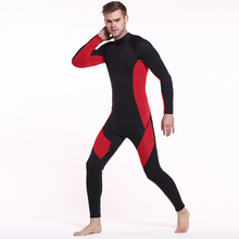 Traje de neopreno de 3mm para hombre, traje de buceo, surf y buceo, de cuerpo completo Con cremallera larga 2024 - compra barato