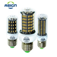 Кукурузная лампа Светодиодная лампа E27 E14 SMD 5730 38 55 78 88 140 светодиодов e27 Светодиодная лампа холодный белый 220 в теплый белый E14 Led 220 В E14 Светодиодная лампа 5730 2024 - купить недорого