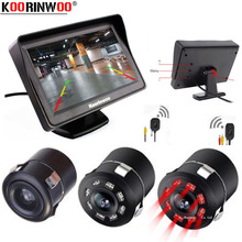 Koorinwoo retrovisor para câmera traseira, monitor tft, tela digital, 800*480, visão noturna, 8 leves aparelhos eletrônicos 2024 - compre barato