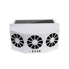 2 Colors High-power Dual-mode Power Supply Car Solar Powered Exhaust Fan Auto Ventilation Fan Car Gills Cooler 2024 - buy cheap