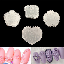 4 Pcs Mini Small Flower Silicone Mold DIY Nail Decorating Clay Tool Pendant Jewelry Accessories Epoxy Resin Molds Candy Mould 2024 - buy cheap