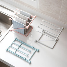 Kitchen Drain Racks Home Storage Racks Bathroom Foldable Towels Storage Racks Creative Home Accessories 2024 - buy cheap