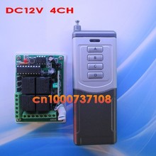 Interruptor de controle remoto sem fio digital, 12v, 10a, 4 canais, transmissor de longa distância, receptores, aparelhos para casa, imperdível