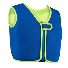 Child Neoprene Life Vest, Blue/Green,age 1-9 years Swimming Suit Water Sports Life Vest Swimwear Front Zipper 2024 - buy cheap