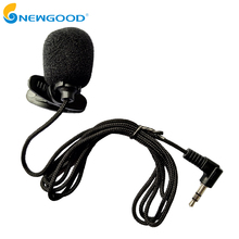 NEWGOOD Mini Portable Clip-on Lapel Lavalier Microphone 3.5mm Jack Wired Condenser Mic For Voice Amplifier teaching Speeching 2024 - buy cheap