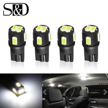 4pcs W5W T10 LED Bulbs 194 168 12V White Car Lights Clearance Lamp Interior Dome Light Door Parking Bulbs Auto 6000k 5w5 LED 2024 - buy cheap