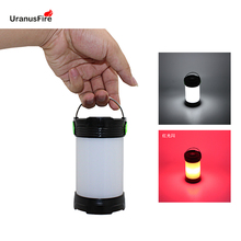 Uranusfire Portable Lantern LED USB Rechargeable 26650 white red Outdoor Lighting hiking Tent Lamp Camping Light hand Lamp 2024 - buy cheap