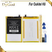 DyGod 6300mAh Battery for Oukitel K6 High Quality mobile phone Battery with tools 2024 - buy cheap