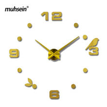2020 muhsein Acrylic Wall  Clocks Large Wall Clock Digital 3d Large Size Wall Clock Modern Style As Birthday Gift Free Shipping 2024 - buy cheap