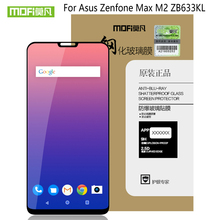 For Asus ZenFone Max M2 ZB633KL Glass Tempered MOFi Full Cover Film Screen Protector For Asus ZenFone Max M2 ZB633KL Glass 2024 - buy cheap