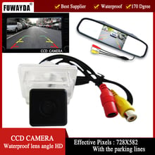 FUWAYDA CCD Car RearView Camera for Mercedes-Benz C/E/S/C/CL CLASS W204 W212 W216 W221 C207 with 4.3Inch Rearview Mirror Monitor 2024 - buy cheap