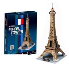 T0391 quebra-cabeça 3d torre eiffel de paris faça você mesmo modelo infantil dourado 35 peças brinquedo educativo infantil 2024 - compre barato
