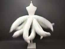 Game LOL Cosplay Costumes Fox LOL Ahri Nine Tailed Upgraded Transform-model Tail Cosplay White 3 Sizes 2024 - buy cheap