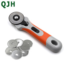 Tailor Supplies 45mm Patchwork Tools Safe Roller Wheel Round Knife For Hand Cutting Leather Fabrics Wheel Knife Rotary Cutter 2024 - buy cheap