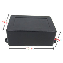 Black Instrument Case 70*45*30MM Connector Waterproof Plastic Electronic Enclosure Project Box 2024 - buy cheap