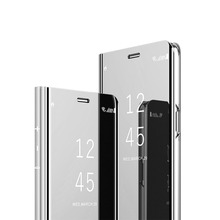Funda de espejo de lujo para Huawei Mate 10 Lite, carcasa de teléfono con tapa Mate 9 10 Pro, soporte duro, vista clara, Honor 8 9 Lite V10 2024 - compra barato