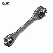 QUK Universal Wrench 8 In 1 8-21mm Multifunctional Torque Ratchet Socket Spanner Keys Set Universal Key Household Hand Tools 2024 - buy cheap