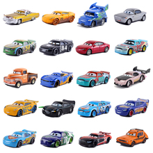 Disney-coche Pixar Cars 3 de Metal fundido a presión para niños, modelo de coche de fiesta, Rayo McQueen, Mater Crazy, 39 estilos, regalo de cumpleaños 2024 - compra barato