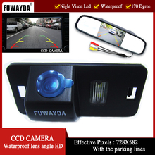 Камера заднего вида FUWAYDA, Автомобильная камера заднего вида CCD для BMW 1357 series X3 X5 X6 Z4 E39 E53 E46 с 4,3-дюймовым монитором зеркала заднего вида 2024 - купить недорого