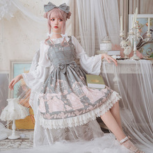 Vestido Retro de corte real Lolita para niña, nuevo diseño Original de encaje, 2019 2024 - compra barato