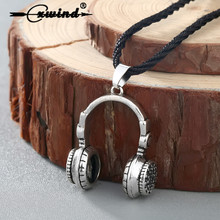 Trendy Hip Headset Design Pendant Necklace Vintage 3D Music Headphones Necklaces Jewelry For Women Men Love Music Gifts Collares 2024 - buy cheap