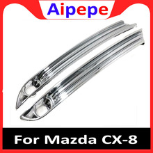 ABS Chrome Car Front Fog Lamp Light Cover Trims For Mazda CX-8 CX8 2017 2018 2019 Car Styling Accessories 2024 - buy cheap