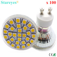 Envío Gratis 100 piezas SMD 5050 29 LED 6 W GU10 E27 110-240 V LED Spot bombilla de luz de maíz luz descendente lámpara de iluminación 2024 - compra barato