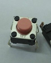 100 unids/lote de cabezal rojo 6x6x5 Interruptor táctil Micro interruptor de botón 6mm x 6mm x 5mm 2024 - compra barato