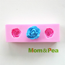 Mom&Pea 0441 Free Shipping Mini Flowers Silicone Mold Cake Decoration Fondant Cake 3D Mold Food Grade DIY Silicone Mould 2024 - buy cheap