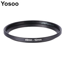 Black Metal Lens Adapter Step Up Ring 49-52mm 49mm-52mm 49 to 52 DSLR Lens Filter Stepping Adapter Camera DSLR Accessories 2024 - buy cheap