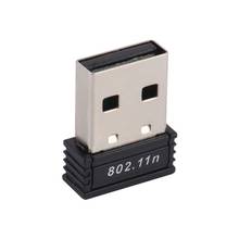 1 шт. мини USB WiFi адаптер N 802,11 b/g/n Wi-Fi ключ с высоким коэффициентом усиления 150 Мбит/с Беспроводная антенна wifi для компьютера телефона 2024 - купить недорого