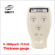 Bentech medidor de espessura de instrumentos de medição gm211, medidor digital de espessura de revestimento de pintura de carro 2024 - compre barato