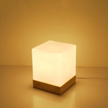 Lámpara de escritorio, luz de mesa LED, protección ocular, dormitorio, luces de escritorio de madera 2024 - compra barato