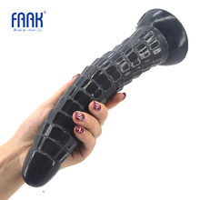 FAAK-enchufe anal de silicona superlargo para hombres y mujeres, con ventosa, superficie rugosa, consolador juguetes sexuales, productos sexuales eróticos, tapón anal 2024 - compra barato