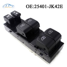 Interruptor de ventanilla eléctrica delantera izquierda para Nissan Infiniti G35, G37, G25, Q40, 2007-2008, 2009-2013, 25401-9N00D, 25401-JK42E 2024 - compra barato