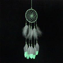 Unique Fluorescent Dreamcatcher Fashion Gift India Handmade Wind Chimes Hanging Pendant Dream Catcher Home Wall Art Decor 2024 - buy cheap