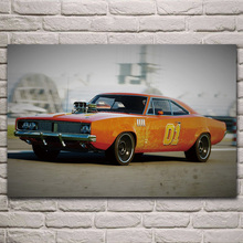 Carregador hellcat músculo esporte carro arte arte da tela cartazes na parede imagem casa sala de estar decoração kj227 2024 - compre barato