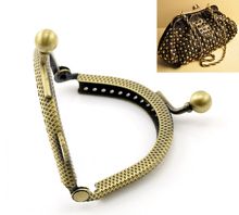 DoreenBeads 5PCs Antique Bronze Bead Purse Bag Metal Arch Frame Kiss Clasp Lock 6.5x5.5cm(2 4/8"x2 1/8") 2024 - buy cheap