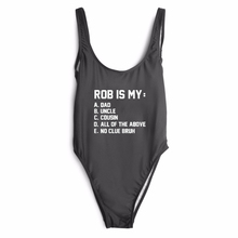 Robis MY... купальный костюм с буквенным принтом, женские боди, цельный купальный костюм с низкой спинкой, купальник, пляжная одежда с высоким вырезом, комбинезоны 2024 - купить недорого