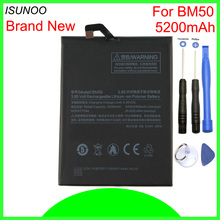 Аккумулятор ISUNOO BM50 для Xiaomi Mi Max 2, аккумулятор 5200 мАч с инструментами для ремонта 2024 - купить недорого