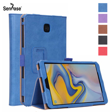 Business Flip PU Leather Card Hand Strap Stand Holder Tablet Cover For Samsung Galaxy Tab A 8.0 2018 T387 SM-T387W SM-T387V Case 2024 - buy cheap