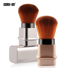 2019 MAANGE 1pcs Portable Retractable Makeup Brush Powder Cosmetic Foundation Adjustable Face Powder Brush Kabuki Brush Tool 2024 - buy cheap