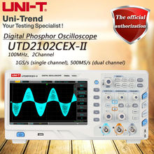 UNI-T UTD2102CEX-II 100MHz Digital Phosphor Oscilloscope 1GS / s Sampling / 2 Channels 2024 - buy cheap