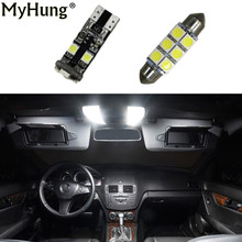 Paquete de luz LED Interior para Mercedes Benz Clase C, W204, C250, C300, C350, 2008, 16 Uds. 2024 - compra barato