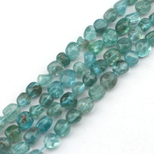 6-7mm irregular shape apatite stone beads natural stone beads DIY loose beads for jewelry making strand 15" 2024 - buy cheap