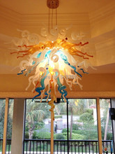 Lámpara de Arte de Murano italiano, lámpara de araña de cristal, CE, UL/bombilla LED, envío gratis 2024 - compra barato
