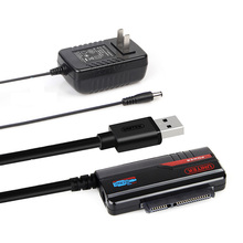USB 3,0 для Sata конвертер адаптер кабель для 2,5 "3,5" HDD жесткий диск SSD DVD с адаптером питания 2024 - купить недорого