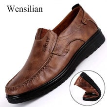 Luxury Men Flats Shoes Leather Slip-on Loafers Mocassin Homme Male Casual Shoes Dress Driving Footwear Zapatos De Hombre 2024 - buy cheap