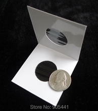 Porta moedas de papel, 50 peças 2*2 professional, suprimentos de papelão carta de papelão para diâmetro 22.5mm adequado para moeda de níquel dos eua 2024 - compre barato